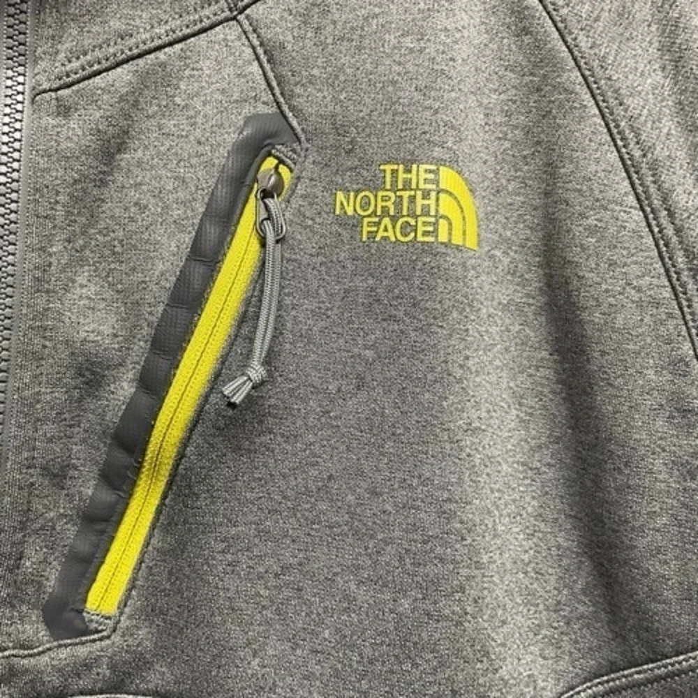 The North Face Gray Canyonlands 1/2ZIP Hardface Fleece Sweater Men L El Salvador